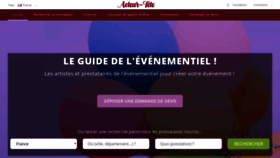 What Acteur-fete.com website looked like in 2019 (5 years ago)