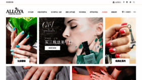 What Alloya.com.cn website looked like in 2019 (5 years ago)