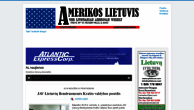 What Alietuvis.com website looked like in 2019 (5 years ago)