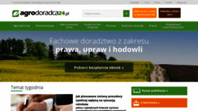 What Agrodoradca24.pl website looked like in 2019 (6 years ago)