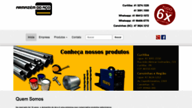 What Armazemdoaco.com.br website looked like in 2019 (6 years ago)