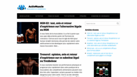 What Activmuscle.com website looked like in 2019 (6 years ago)