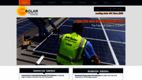 What Amsolar.co.za website looked like in 2019 (4 years ago)