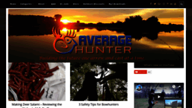 What Averagehunter.com website looked like in 2019 (5 years ago)