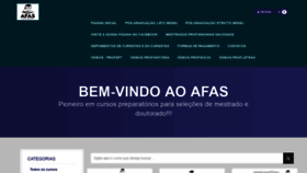 What Afascursos.com.br website looked like in 2019 (5 years ago)