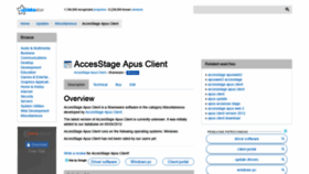 What Accesstage-apus-client.updatestar.com website looked like in 2019 (4 years ago)