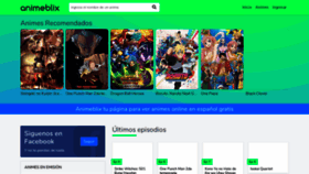 What Animeblix.com website looked like in 2019 (4 years ago)