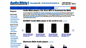 What Audiobible.com website looked like in 2019 (4 years ago)