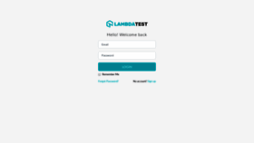 What App.lambdatest.com website looked like in 2019 (4 years ago)