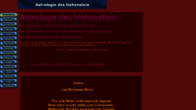 What Astrologiedhs.de website looked like in 2019 (4 years ago)
