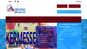 What Autisme-montreal.com website looked like in 2019 (5 years ago)