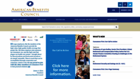 What Americanbenefitscouncil.org website looked like in 2019 (6 years ago)