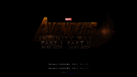 What Avengersinfinitywar.com website looked like in 2019 (4 years ago)