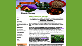 What Appalachianseeds.com website looked like in 2019 (4 years ago)