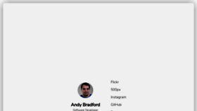 What Andrewbradford.co.uk website looked like in 2019 (5 years ago)