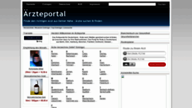 What Aerzte7.de website looked like in 2019 (4 years ago)