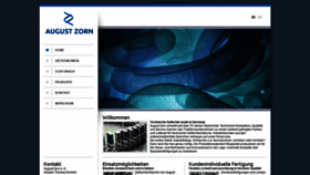 What August-zorn.de website looked like in 2019 (4 years ago)