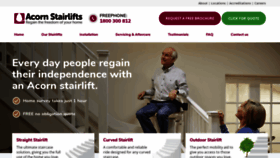 What Acornstairlifts.com.au website looked like in 2019 (4 years ago)