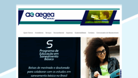 What Aegeamt.com.br website looked like in 2019 (4 years ago)