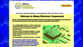 What Albanyelectronics.co.nz website looked like in 2019 (4 years ago)