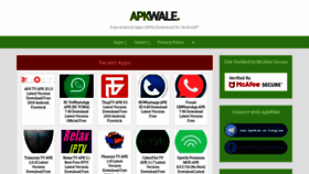 What Apkwale.com website looked like in 2019 (4 years ago)