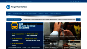 What Alagoinhasnoticias.com.br website looked like in 2019 (4 years ago)