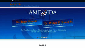 What Amevida.com.br website looked like in 2019 (4 years ago)
