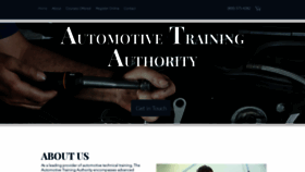 What Ataautomotivetraining.com website looked like in 2019 (4 years ago)