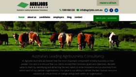 What Agrijobs.com.au website looked like in 2019 (4 years ago)