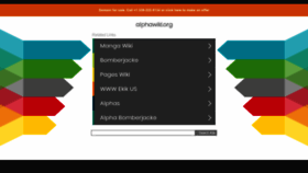 What Alphawiki.org website looked like in 2019 (6 years ago)