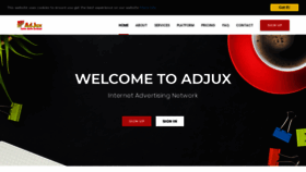 What Adjux.com website looked like in 2019 (4 years ago)