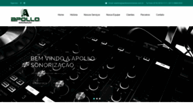 What Apollosonorizacao.com.br website looked like in 2019 (4 years ago)
