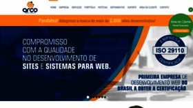 What Arcoinformatica.com.br website looked like in 2019 (4 years ago)