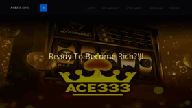 What Ace333.gdn website looked like in 2019 (4 years ago)