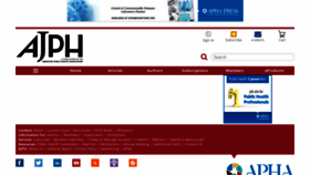 What Ajph.org website looked like in 2019 (4 years ago)