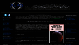 What Alpo-astronomy.org website looked like in 2019 (6 years ago)