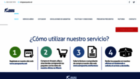 What Aeropuerta.net website looked like in 2019 (4 years ago)