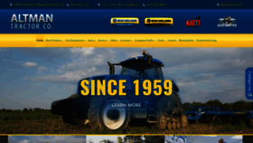 What Altmantractor.com website looked like in 2019 (4 years ago)