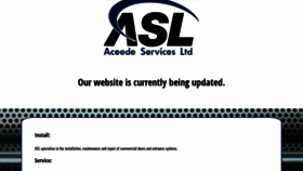 What Aceedeservices.com website looked like in 2019 (4 years ago)