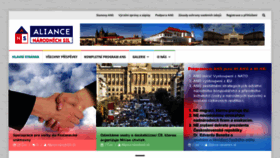 What Aliancenarodnichsil.cz website looked like in 2019 (4 years ago)