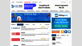 What Adswiki.net website looked like in 2019 (4 years ago)