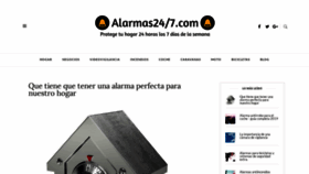 What Alarmas247.com website looked like in 2019 (4 years ago)