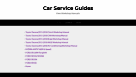 What Automotive-manuals.com website looked like in 2019 (4 years ago)