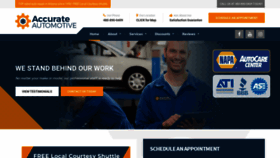 What Accurateautomotiveaz.com website looked like in 2019 (4 years ago)