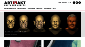 What Artefakt-berlin.de website looked like in 2019 (4 years ago)