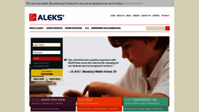 What Aleks.com website looked like in 2019 (4 years ago)
