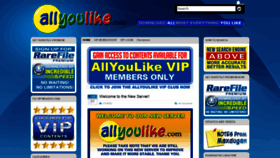 What Allyoulike.com website looked like in 2019 (4 years ago)