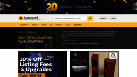 What Audiogon.com website looked like in 2019 (4 years ago)