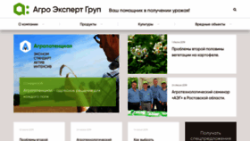 What Agroex.ru website looked like in 2019 (4 years ago)
