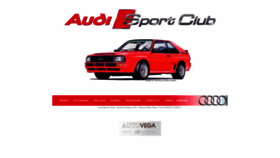 What Audisportclub.com website looked like in 2019 (4 years ago)